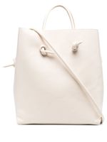 Marsèll sac cabas en cuir à design noué - Blanc - thumbnail