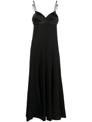 3.1 Phillip Lim robe mi-longue à ornements en cristal - Noir