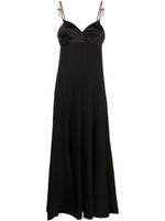 3.1 Phillip Lim robe mi-longue à ornements en cristal - Noir
