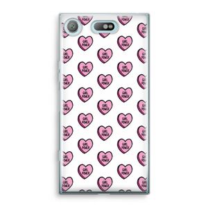 GIRL POWER: Sony Xperia XZ1 Compact Transparant Hoesje