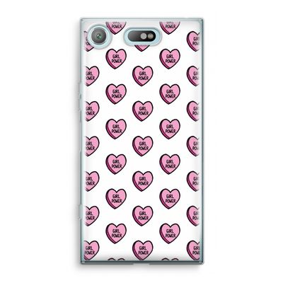 GIRL POWER: Sony Xperia XZ1 Compact Transparant Hoesje