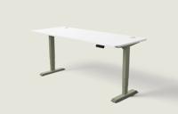 Desktronic HomePro bureau Olijfgroen / Wit / 200x80 cm