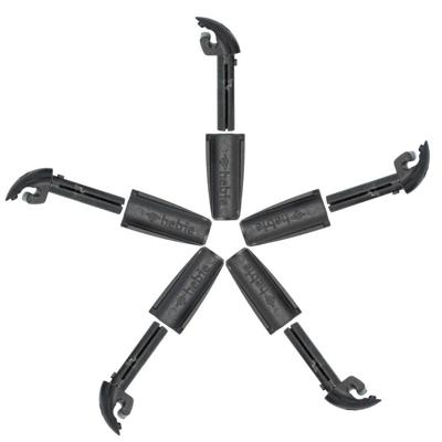 Eurofender Spatd ef bev gripclip zw pvc set a 5