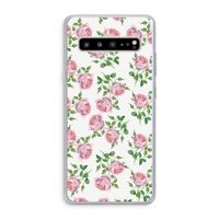 Kleine roosjes: Samsung Galaxy S10 5G Transparant Hoesje