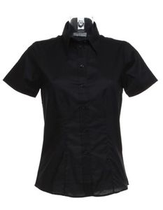 Kustom Kit K360 Women`s Tailored Fit Workwear Oxford Shirt Short Sleeve