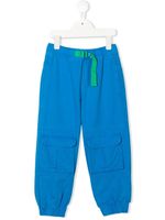 Stella McCartney Kids pantalon fuselé à poches cargo - Bleu - thumbnail