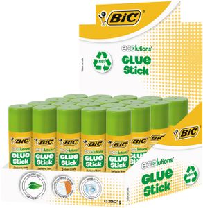 Lijmstift Bic Ecolutions 21gr 12+8 gratis