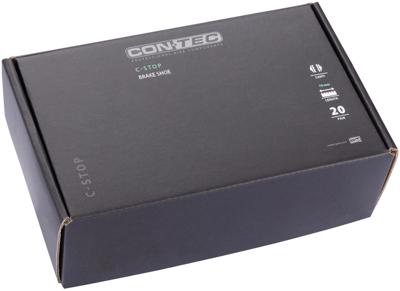 CONTEC Ct brake shoe c-stop medium comp asym box 25pa