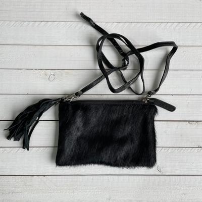 Tas Carol Springbok zwart 23x15cm