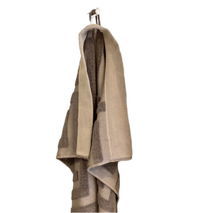 Handdoek katoen – handdoek Santorini – handdoek antraciet 50×70