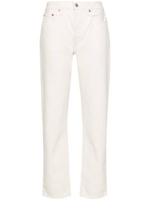 Levi's jean crop 501® à taille haute - Blanc