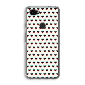 Hartjes: Google Pixel 3a Transparant Hoesje