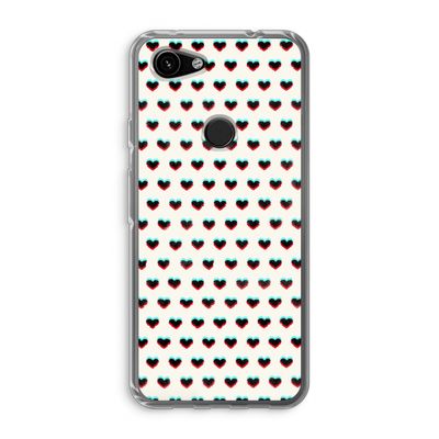 Hartjes: Google Pixel 3a Transparant Hoesje