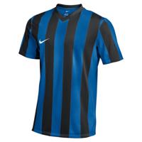 Nike Striped Division V Voetbalshirt Blauw Zwart