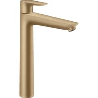 Hansgrohe Talis e 1-gr wastafelmkr 240 zo/afvoer brushed bronze 71717140