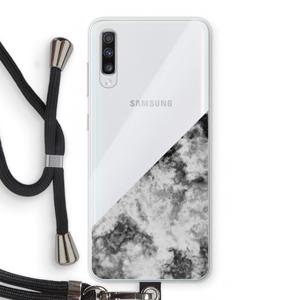 Onweer: Samsung Galaxy A70 Transparant Hoesje met koord