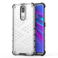 Honingraat schokbestendig PC + TPU Case voor OPPO F11 (transparant)