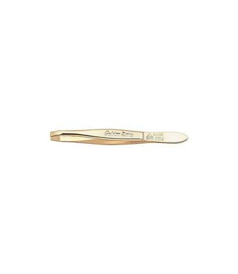 Erbe Solingen pincet verguld gebogen 8cm (erbe92314)