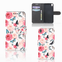 Sony Xperia XA | XA Dual Hoesje Butterfly Roses - thumbnail