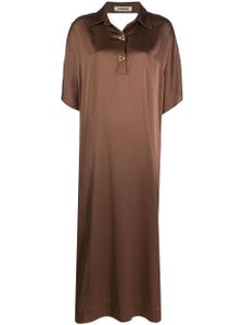 AERON robe mi-longue Talbot - Marron
