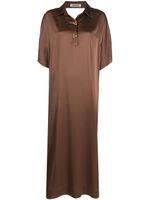 AERON robe mi-longue Talbot - Marron