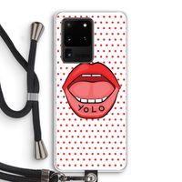 Yolo Denise: Samsung Galaxy S20 Ultra Transparant Hoesje met koord