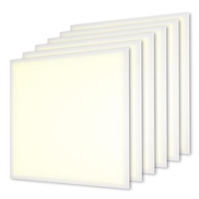 6x LED Paneel - 60x60 cm - 36 Watt - 4860lm (135lm/W) - 3000K warm wit - Flikkervrij - UGR22 - 5 jaar garantie
