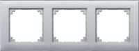 Merten M-Plan afdekraam 3-voudig aluminium 486360