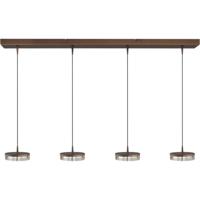 Masterlight 4-lichts hanglampImperia 130cm cacao bruin - 2041-15-15-02-130-4
