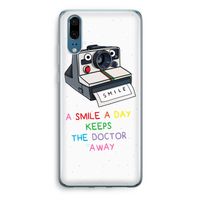 Smile: Huawei P20 Transparant Hoesje