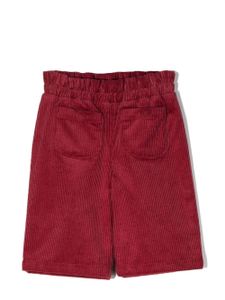 Chloé Kids pantalon droit en velours côtelé - Rose