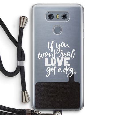 Partner in crime: LG G6 Transparant Hoesje met koord