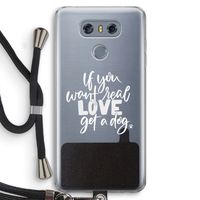 Partner in crime: LG G6 Transparant Hoesje met koord