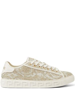 Versace baskets Barocco Greca - Tons neutres