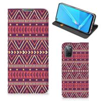 OPPO A52 | A72 | Hoesje met Magneet | Aztec Paars