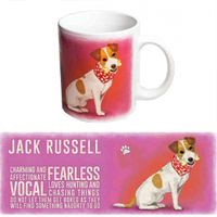 Koffie beker Jack Russell hondje   -