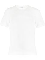 Courrèges t-shirt à logo brodé - Blanc - thumbnail