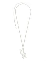 Jil Sander zodiac-pendant silver necklace - Argent - thumbnail