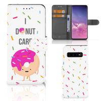 Samsung Galaxy S10 | Book Cover | Donut Roze Samsung Galaxy S10 | Book Cover | Donut Roze