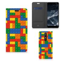 Nokia 5.1 (2018) | Hoesje met Magneet | Blokken