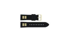 Horlogeband Guess GW0051G2 / W0051G2 / Delta Rubber Zwart 24mm