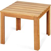 Acaciahouten Bijzettafel met Oliebehandeld Oppervlak Vierkant & Robuust Salontafel