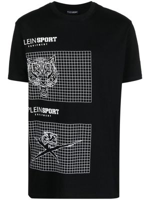Plein Sport t-shirt à imprimé graphique - Noir