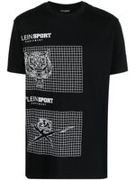 Plein Sport t-shirt à imprimé graphique - Noir