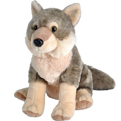 Wild Republic Pluche wolf knuffel - 30 cm - wolven knuffels