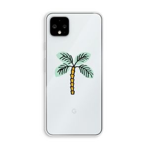 Palmboom: Pixel 4 XL Transparant Hoesje