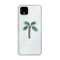 Palmboom: Pixel 4 XL Transparant Hoesje