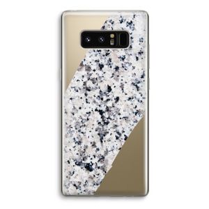 Gespikkelde marmer: Samsung Galaxy Note 8 Transparant Hoesje