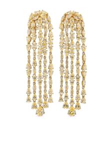 Anabela Chan boucles d'oreilles Cascade en or vermeil 18ct