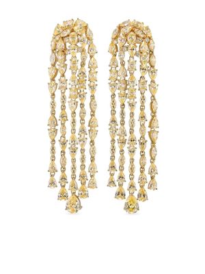 Anabela Chan boucles d'oreilles Cascade en or vermeil 18ct